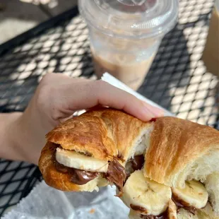 Nutella Banana Croissant