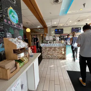 Inside and counter front