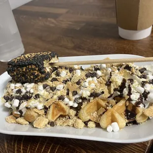 S&apos;mores waffles
