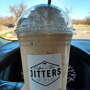Vanilla bean creme blended coffee