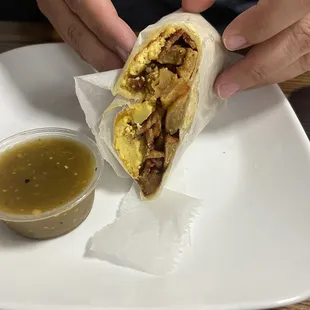 Breakfast burrito