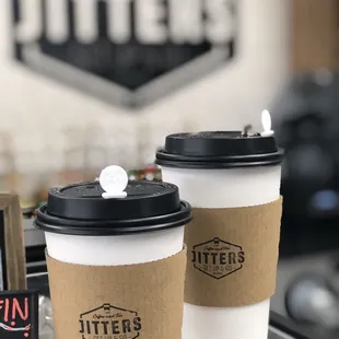 To go coffee. Great service