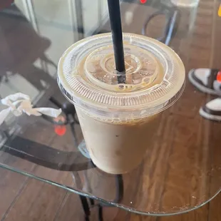 Chocolate iced latte yummy wummy