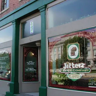 the outside of the building