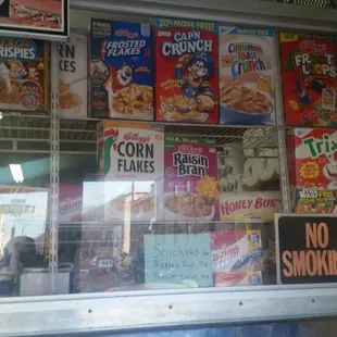 They sell cereal too.