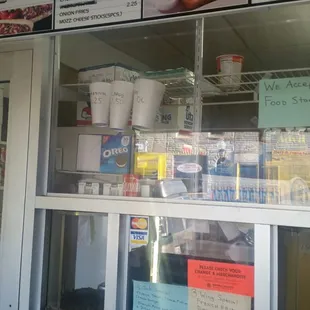 Half n half are good. Small 1.25/medium 1.50/large 2.00