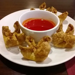 Crab Rangoons! (Comes with 6, but I ate one before photo was taken)