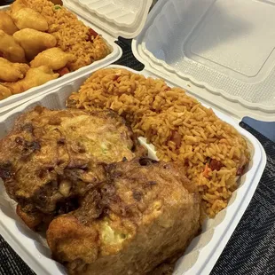 84. Shrimp Egg Foo Young Combo