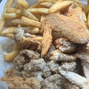 Chicken n Gizzards w Fries