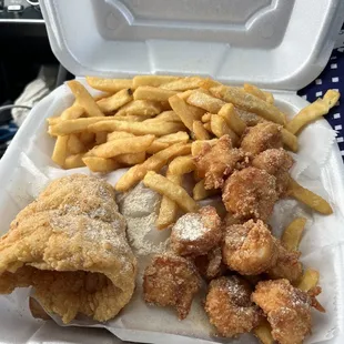 Fish &amp; Shrimp combo