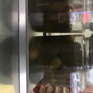 These pickles are so big! Omg. Wow