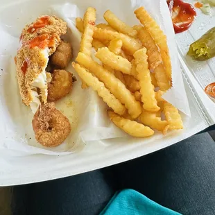 Fish and shrimp
