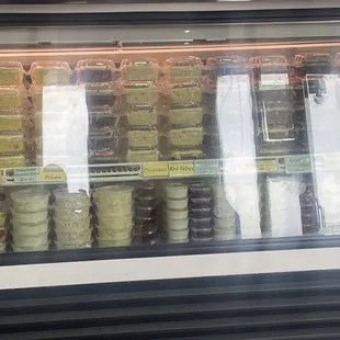a refrigerated display case