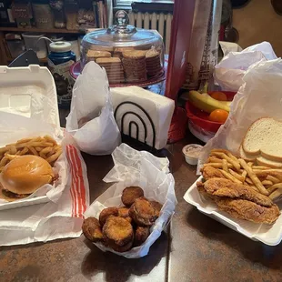 Fried Pickle Chicken Tenders - Large (6 Pieces)Medium French Fries Coleslaw