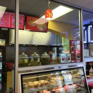 sushi and sashimi, interior