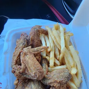 Chicken wings. They are a lot smaller these days.