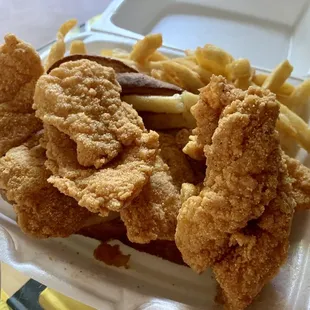 Large catfish fillet plate