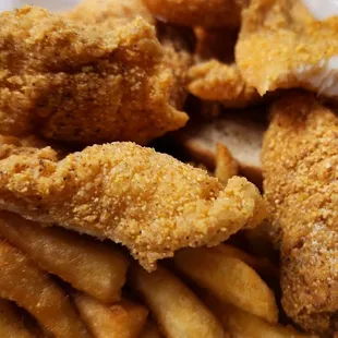 Fried catfish, nice bite size