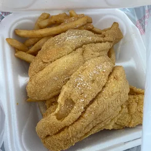 Catfish dinner