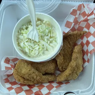 Red Snapper &amp; Coleslaw