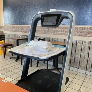 Robotic musical and talking server.