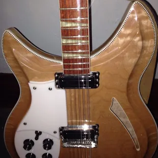 12 string Rickenbacker restrung and set up. Thanks John!