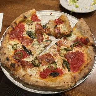 Sweet Heat pizza