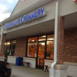 the front of the store