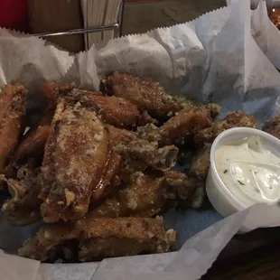 Garlic Parmesan wings