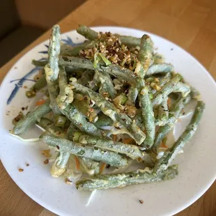 salt pepper green bean