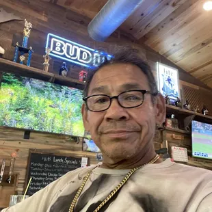 Me in joying my self