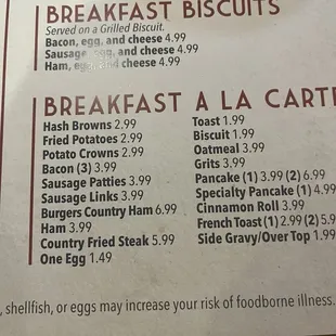 Have grits on the menu