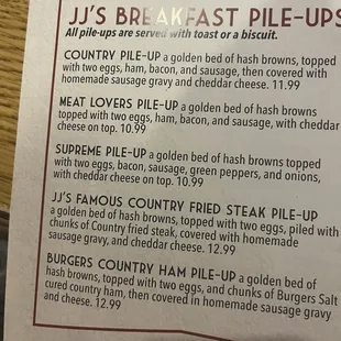 Jj menu