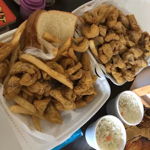 Small/Large Catfish Nugget Meals... Catfish Nuggets, FF, coleslaw, bread