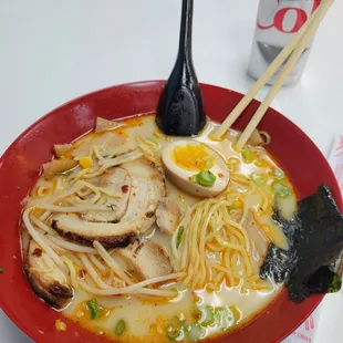 Spicy Chicken Tonkotsu Ramen