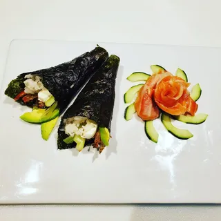 Salmon Skin Hand Roll