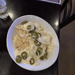 a plate of food on a table