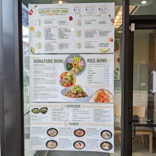 Larger menu