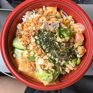 Medium Salmon poke bowl