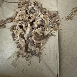 Fat from my poke bowl