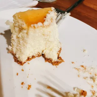 Homemade cheesecake