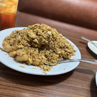 Chicken fried rice (extra egg)