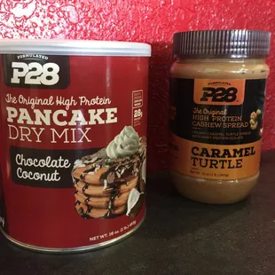 P28 Products: Nut Butters and Pancake mix