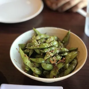 Garlic Edamame