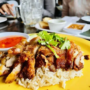 Fried Pork over Rice