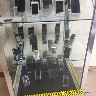 All the old phones.