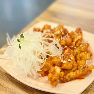 Sichuan style fried pork