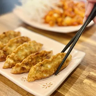 Fried pork dumplings