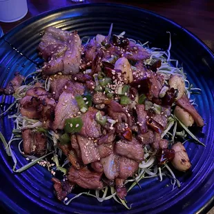 Pork Belly with Green Onions. The besssst item.