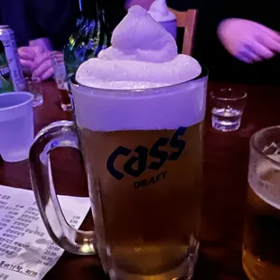 Frozen apple beer